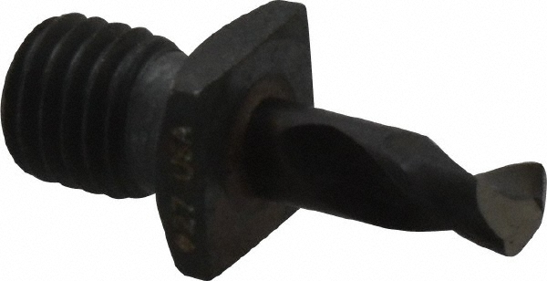 Threaded Shank Drill Bit: #27, 135 ° Point, 1/4-28 Shank, Cobalt