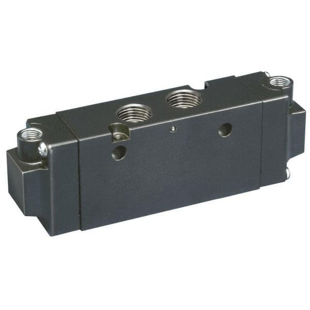 Stacking Solenoid Valve: Double Air Pilot, 4-Way, 2 Position, Pilot Return