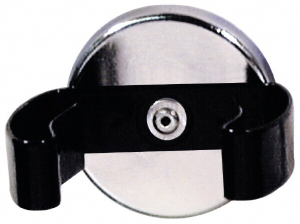 11 Lb Max Pull Force, 1-17/32" Overall Height, 1.41" Diam, Ceramic Cup Magnet