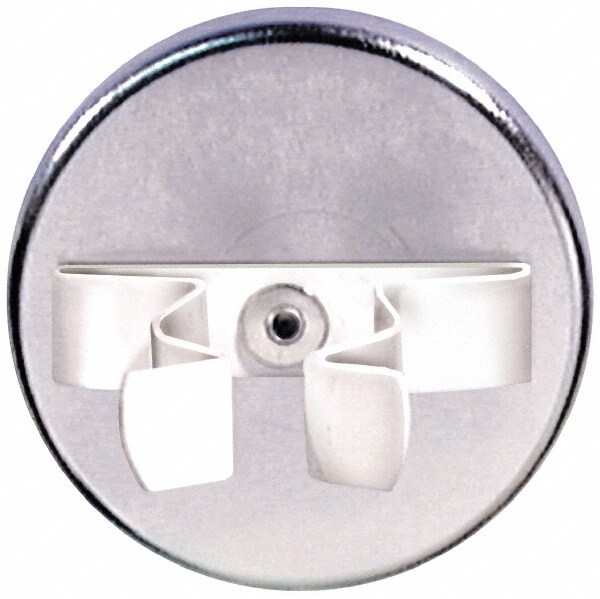 19 Lb Max Pull Force, 2-5/16" Overall Height, 2.03" Diam, Ceramic Cup Magnet