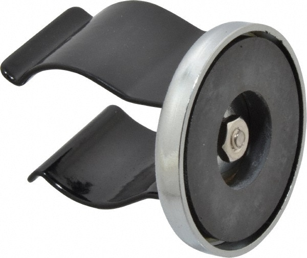 19 Lb Max Pull Force, 2-3/16" Overall Height, 2.03" Diam, Ceramic Cup Magnet