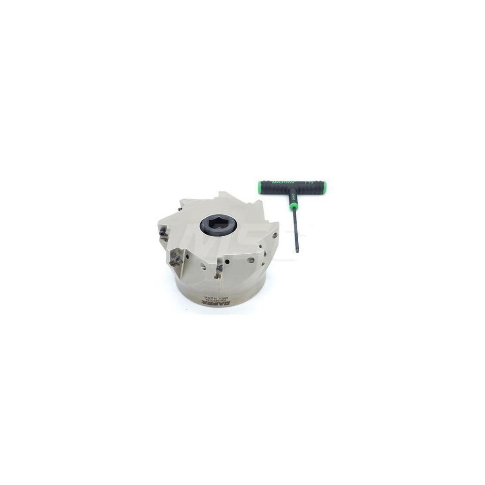 4" Cut Diam, 1-1/2" Arbor Hole Diam, 0.55" Max Depth, Indexable Square-Shoulder Face Mill