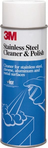 3M - Stainless Steel Cleaner & Polish: 21 fl oz Aerosol - 76634740
