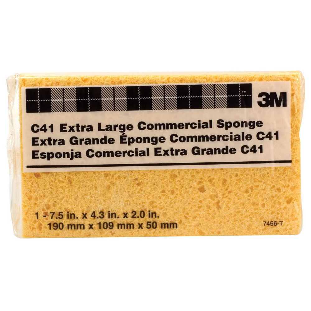 Commercial Size Sponge 7456-T, 7.5 in x 4.375 in x 2.06 in