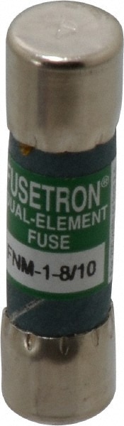 Cartridge Time Delay Fuse: 1.8 A, 10.3 mm Dia