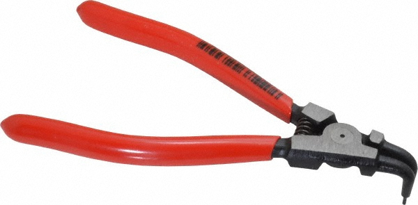 External Retaining Ring Pliers - 5" OAL, Bent Nose