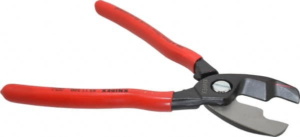 Knipex 9511200 Cable Cutter: 0.8" Capacity, 8-1/4" OAL 