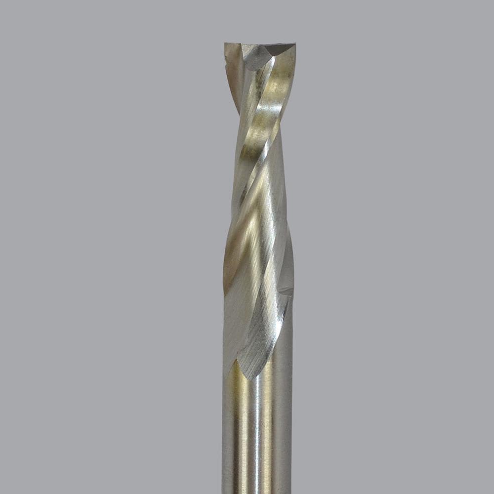 Spiral Router Bit: 0.3125" Dia, 1" LOC, 5/16" Shank Dia, Downcut