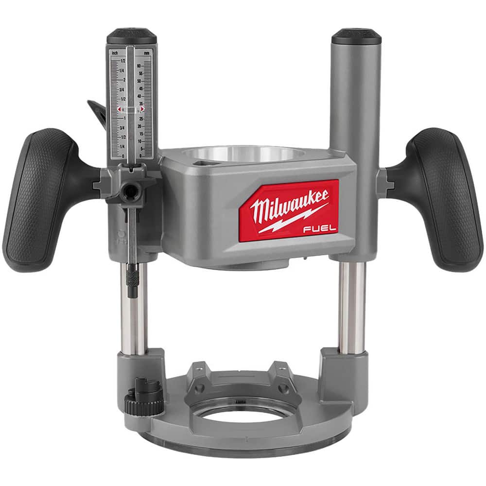 Router Accessories; Accessory Type: Router Plunge Base ; For Use With: MILWAUKEE. M18 FUEL 1/2 Router ; For Tool Type: Router ; Overall Height: 10.8in ; Overall Length: 12.80 ; Overall Width: 6