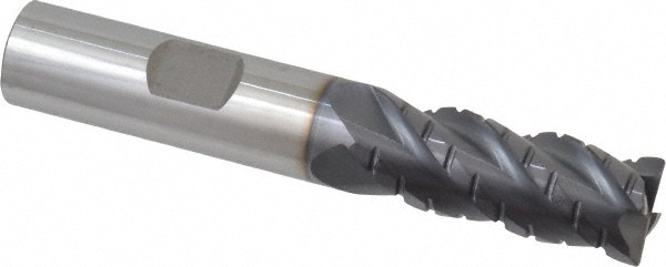 ProMax 120-03214 Corner Radius End Mill: 1/2" Dia, 1-1/4" LOC, 0.02" Radius, 4 Flutes, Solid Carbide 