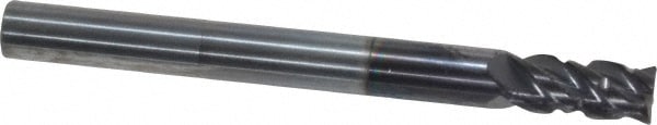 ProMax 120-01224 Corner Radius End Mill: 3/16" Dia, 3/8" LOC, 0.01" Radius, 4 Flutes, Solid Carbide Image