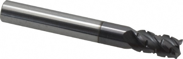 ProMax 120-02024 Corner Radius End Mill: 5/16" Dia, 1/2" LOC, 0.02" Radius, 4 Flutes, Solid Carbide Image