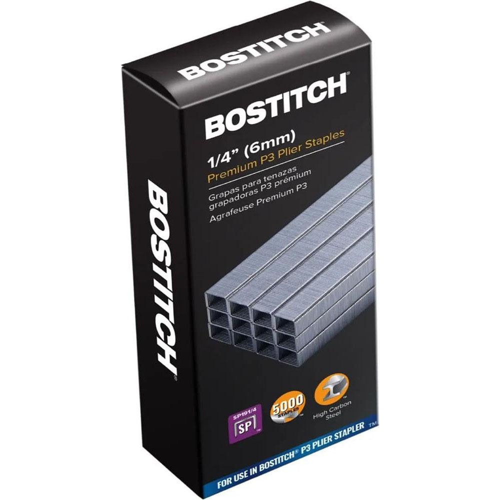 100 Boxes of Stanley Bostitch B8 PowerCrown Premium Staples