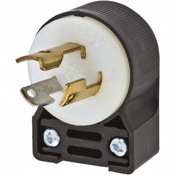 Locking Inlet: Plug, Industrial, L5-15P, 125V, Yellow