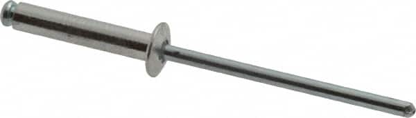 RivetKing. ABS48/P500 Open End Blind Rivet: Size 48, Dome Head, Aluminum Body, Steel Mandrel 