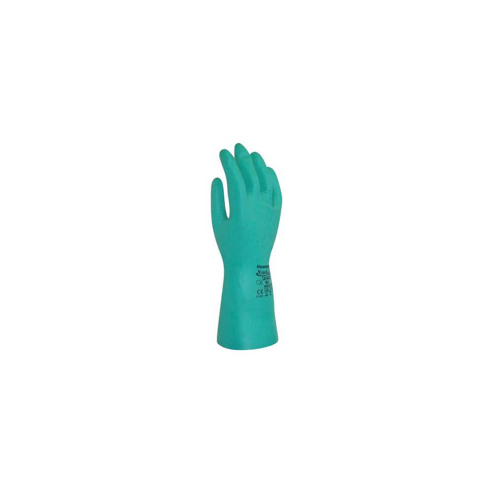 North LA102G/10 Chemical Resistant Gloves: X-Large, 11 mil Thick, Nitrile, Unsupported 