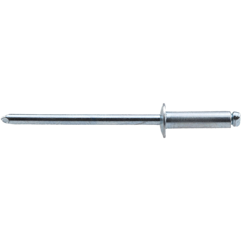 RivetKing® - Open End Blind Rivet: Size 45, Dome Head, Steel Body ...