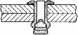 Closed End Sealing Blind Rivet: Aluminum Body, Steel Mandrel