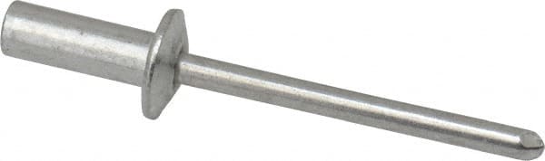 RivetKing. ABA64CE/P500 Closed End Sealing Blind Rivet: Size 53, Dome Head, Aluminum Body, Aluminum Mandrel 