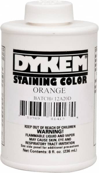 Dykem 81413 8 Ounce Orange Staining Color 