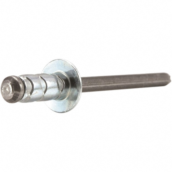 STANLEY Engineered Fastening POPAD62-64BS Blind Rivet: Size 6, Dome Head, Aluminum Body, Steel Mandrel Image