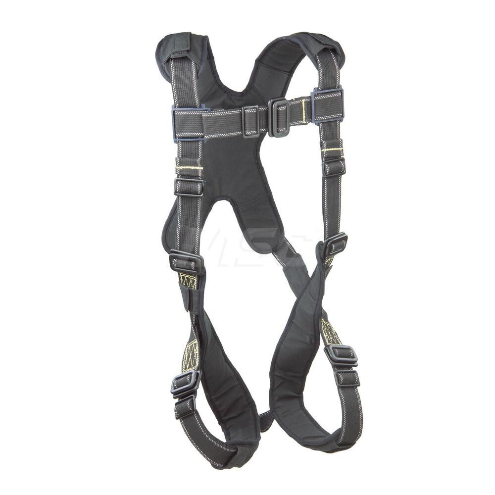 Fall Protection Harnesses: 420 Lb, Arc Flash Style, Size Medium, For General Industry, Nomex & Kevlar, Back