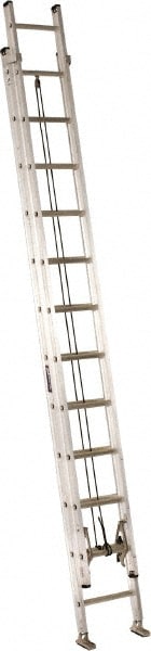 Louisville AE2224 24 High, Type IA Rating, Aluminum Industrial Extension Ladder Image