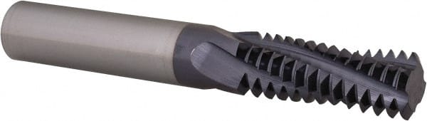 Allied Machine and Engineering TM75010 Helical Flute Thread Mill: 3/4-10, Internal, 4 Flute, 1/2" Shank Dia, Solid Carbide 