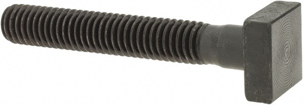 3/8-16 Thread, 2" Thread Length, 2-1/2" Length Under Head, Steel T Bolt