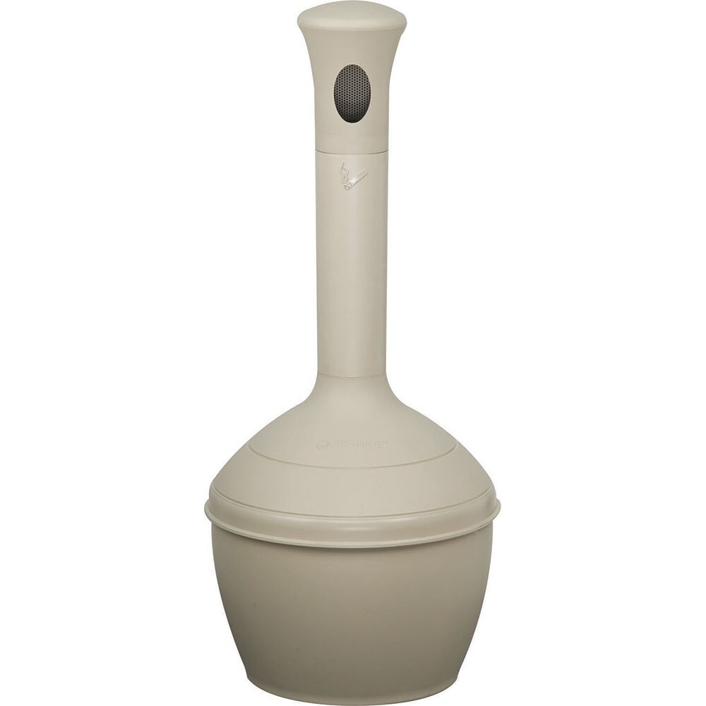 Cigarette-Waste Receptacles & Butt Cans; Type: Cigarette/Cigar Receptacle ; Material: Polyethylene ; Volume Capacity (Gal.): 4.00 ; Wall Mount: No ; Height (Decimal Inch): 38.000000 ; Diameter (Inch): 12