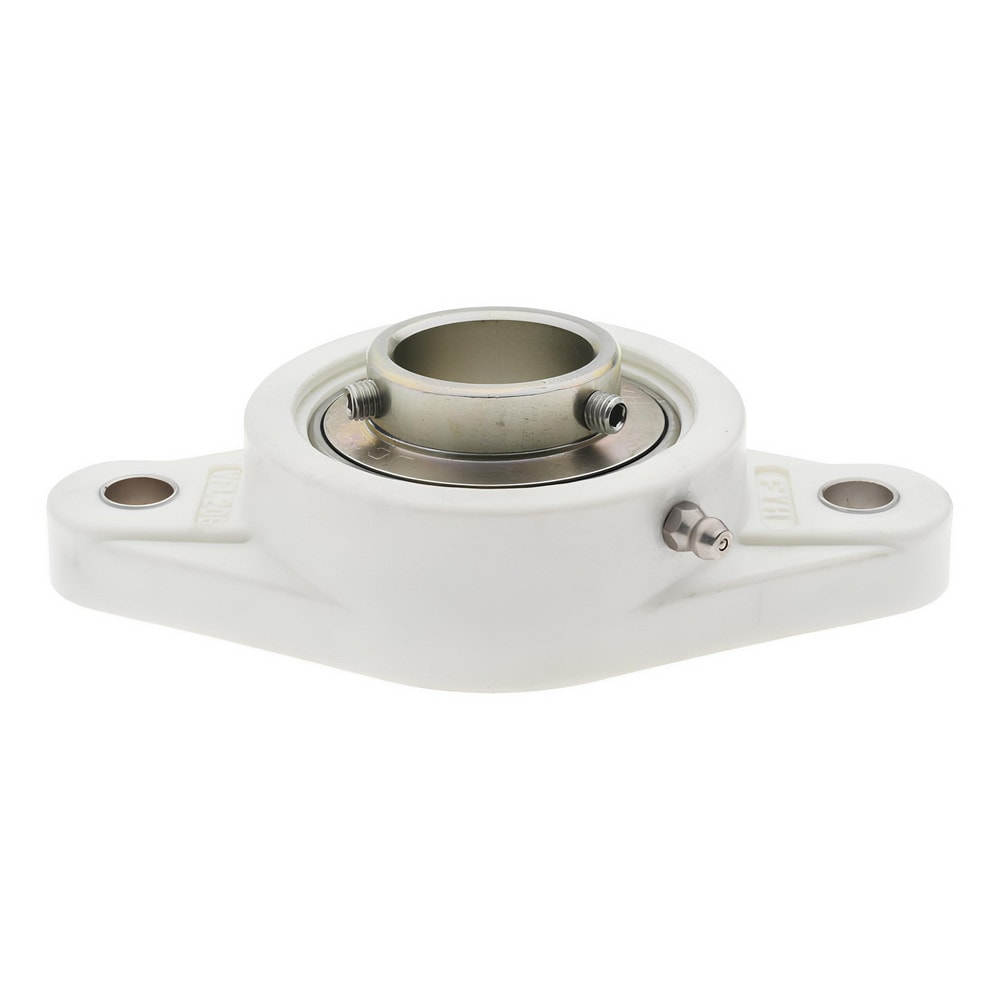 1-1/4" ID, 5-13/16" OAL x 1-19/32" OAH 2-Bolt Flange Mounted Bearing