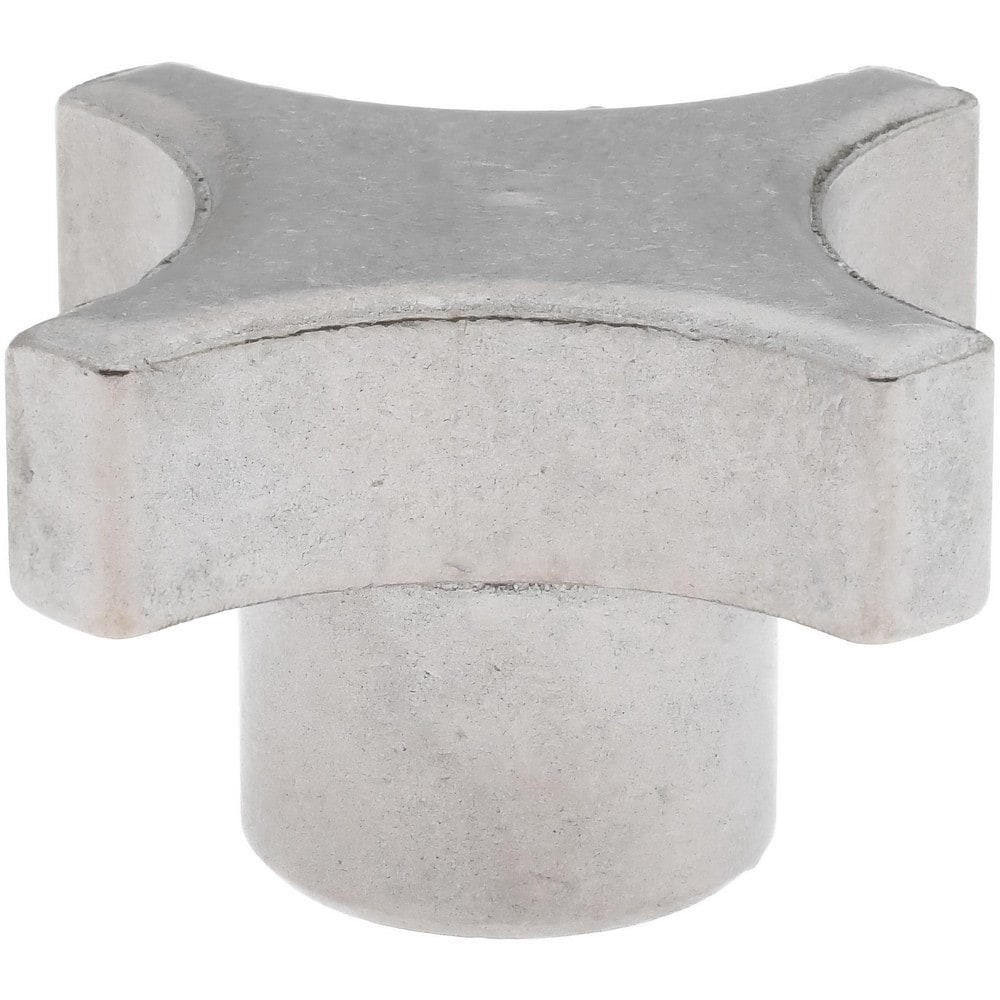 Lobed Knob: 1-1/2" Head Dia, 4 Points, Steel