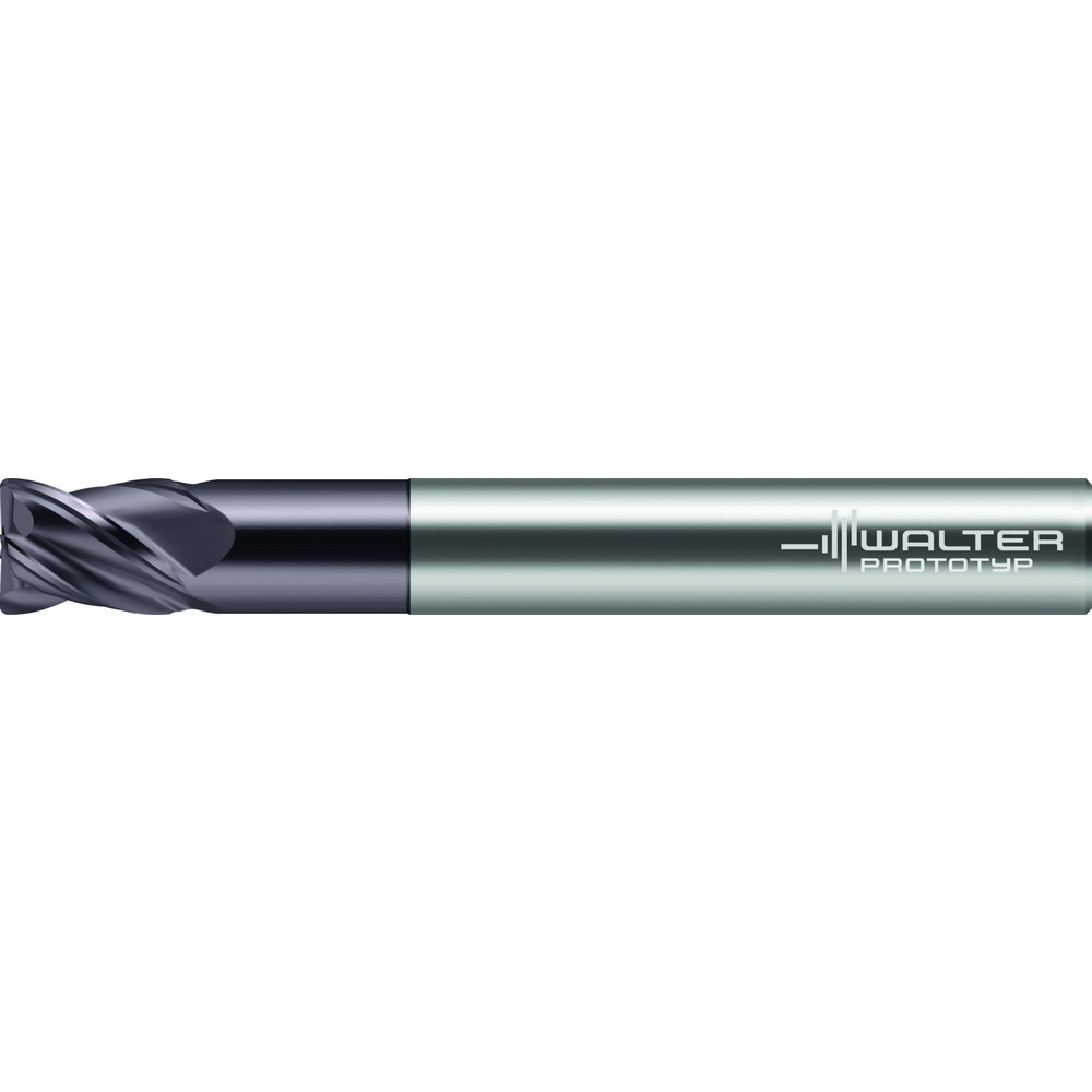 Walter-Prototyp - Corner Radius End Mill: 3/8" Dia, 1/2" LOC, 0.0300 ...