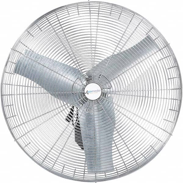 Airmaster 71566 30" Blade, 7,794 Max CFM, Single Phase Oscillating Wall Mounting Fan 