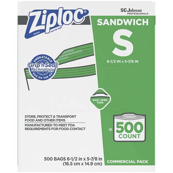 Ziploc Bag Size Chart