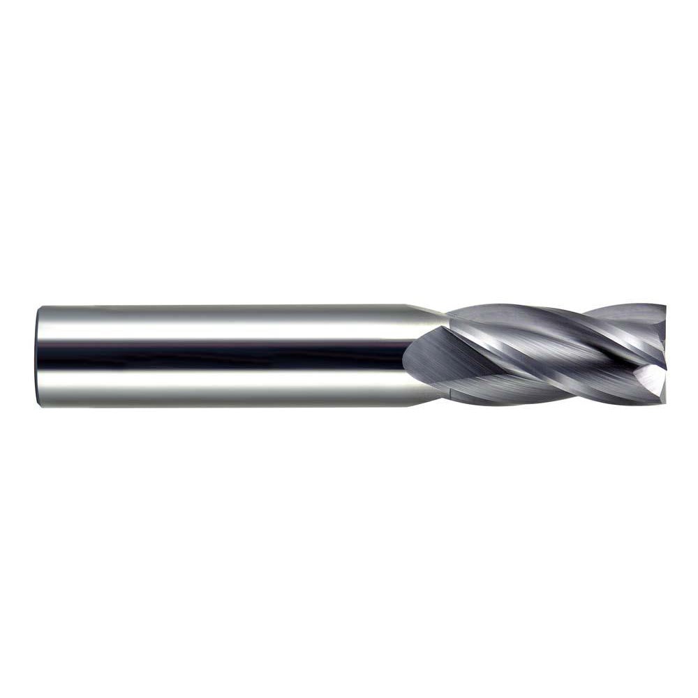 Melin Tool 14160 Square End Mill: 1/2 Dia, 1 LOC, 1/2 Shank Dia, 3 OAL, 4 Flutes, Solid Carbide Image