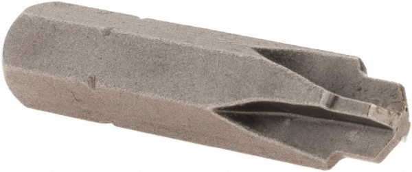 APEX Hex Screwdriver Insert Bit: 1/4" Hex, 1.13" OAL - Steel | Part #BNAE-5MM