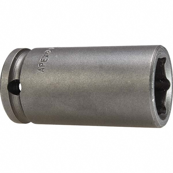 Impact Socket: 3/8" Drive, 17mm Socket, Hex Drive