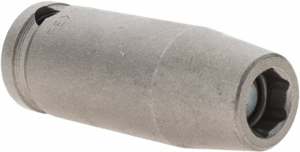 Impact Socket: 3/8" Drive, 9mm Socket, Hex Drive