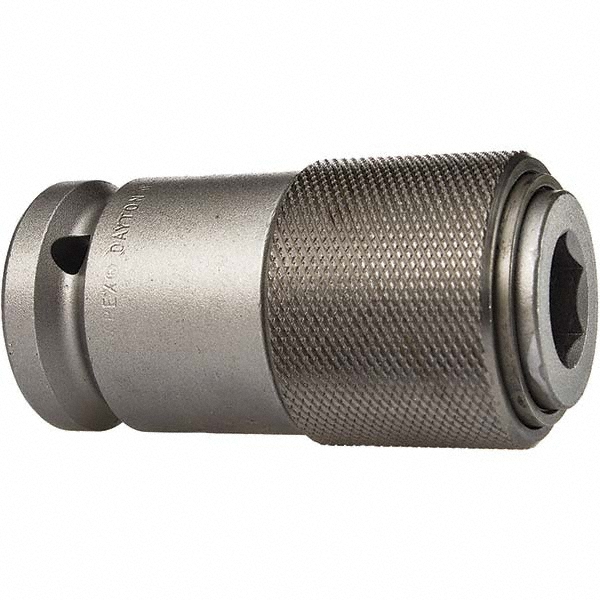 Quick Release Chuck Socket:, 3/4" Drive, 7/16" Hex - 2-3/8" OAL