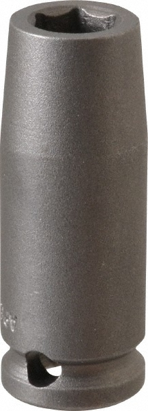 Impact Socket: 3/8" Drive, 10mm Socket, Hex Drive