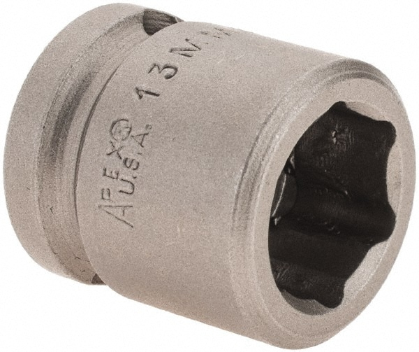 Impact Socket: 13mm Socket, Hex Drive