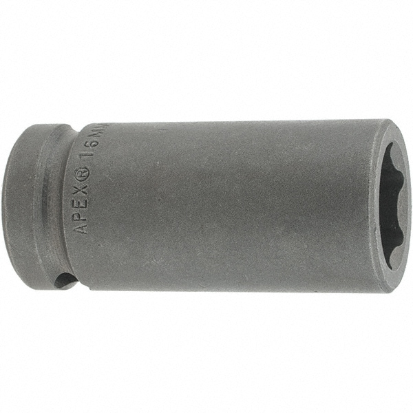 Impact Socket: 16mm Socket, Hex Drive
