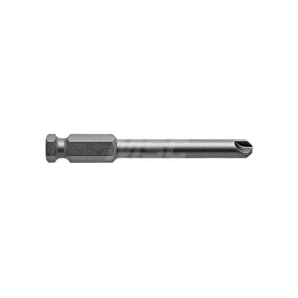 Power Screwdriver Bit: 3/8" Torq-Set Speciality Point Size, 0.31" Hex Drive - 1-1/4" OAL