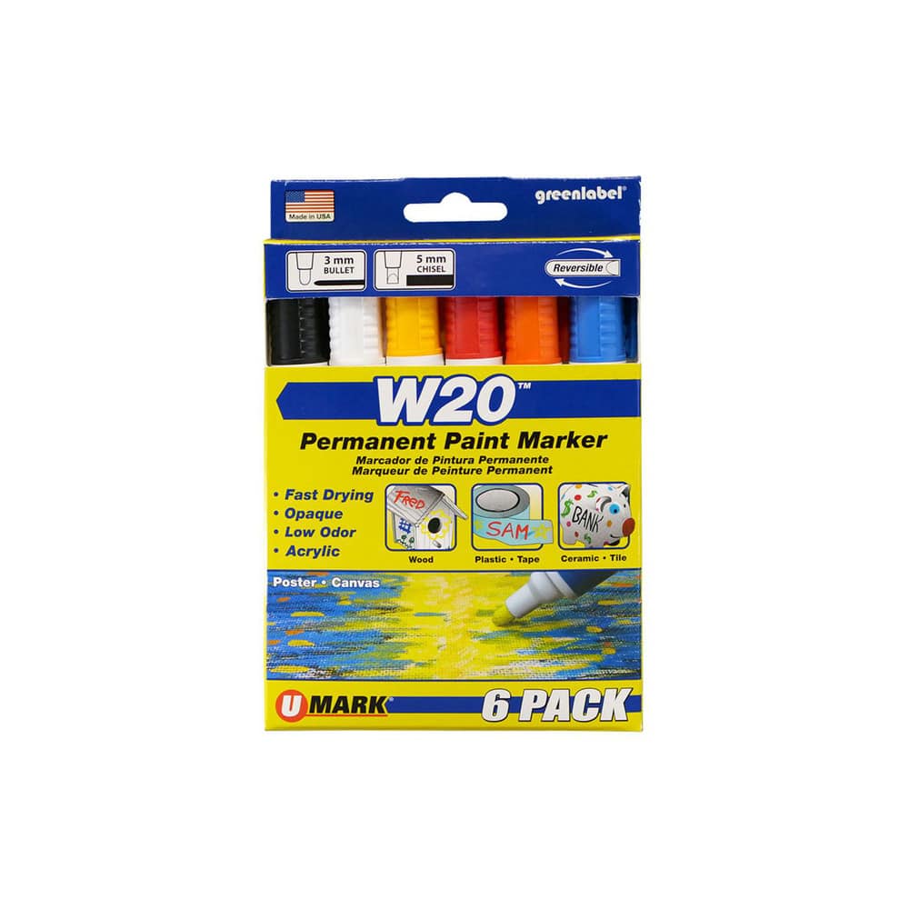 Sharpie - Ink Marker: Yellow, Wax-Based, Pencil Point - 42904805 - MSC  Industrial Supply
