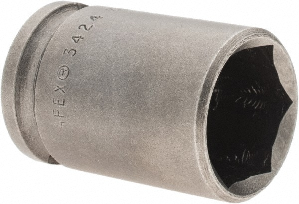 Impact Socket: 3/4" Socket, Hex Drive