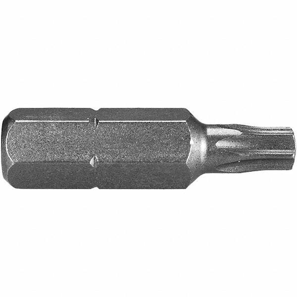 Torx Screwdriver Bits; End Type: Torx ; Torx Size: T20 ; Overall Length (Inch): 1 ; Overall Length (mm): 25.00 ; Material: Steel ; Hex Size (Inch): 1/4