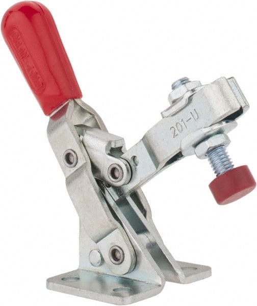 id:974 22 e9 e2f New Lon0167 DEMA-201 27Kg Featured 60Lbs Capacity Red reliable efficacy Handle Horizontal Type Toggle Clamp 