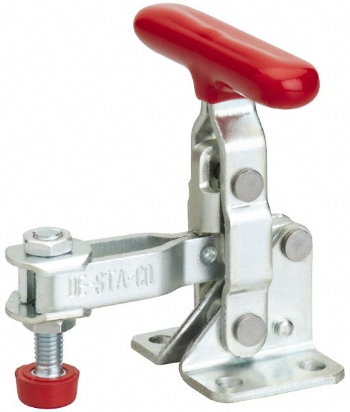 De-Sta-Co 201-TU Manual Hold-Down Toggle Clamp: Vertical, 100 lb Capacity, U-Bar, Flanged Base Image