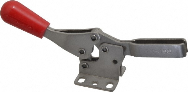 De-Sta-Co 217-USS Manual Hold-Down Toggle Clamp: Horizontal, 250 lb Capacity, U-Bar, Flanged Base Image